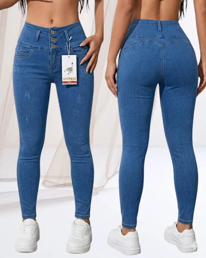 [HJ-000731-8-AZUL-CLARO] Tubo strech levanta cola llano pretina ancha 3 botones (8)