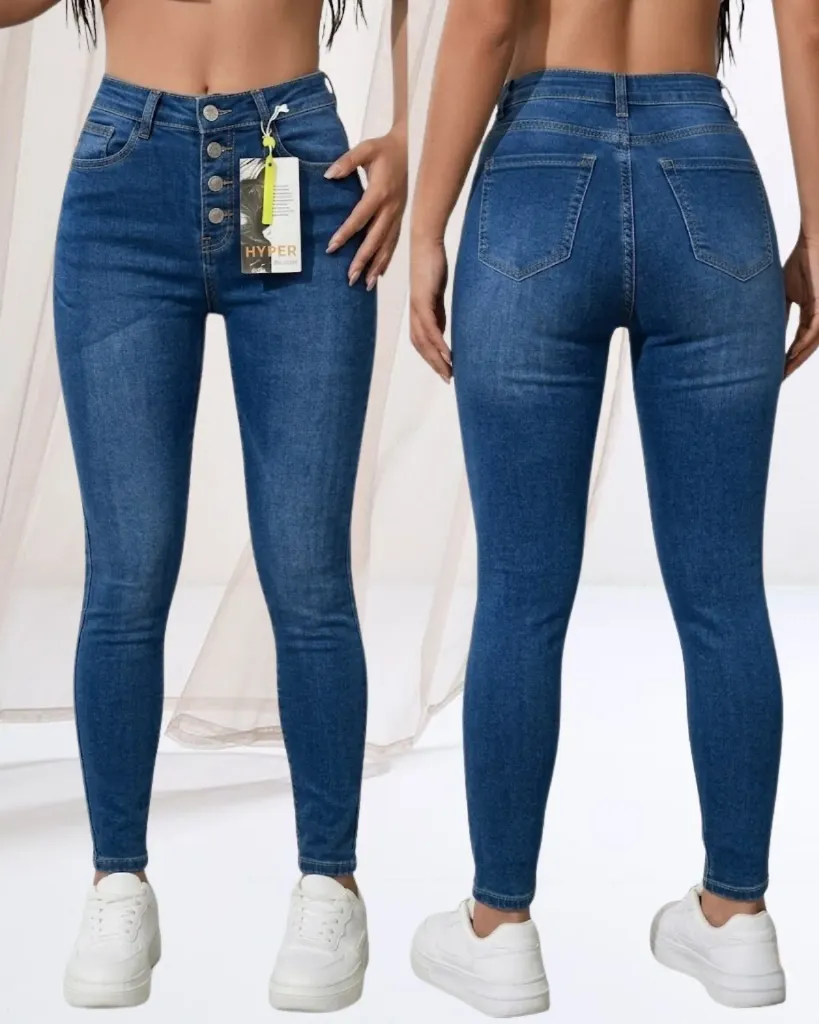 [HJ-000732-8-AZUL-MEDIO] Tubo strech levanta cola llano pretina ancha 3 botones (8)