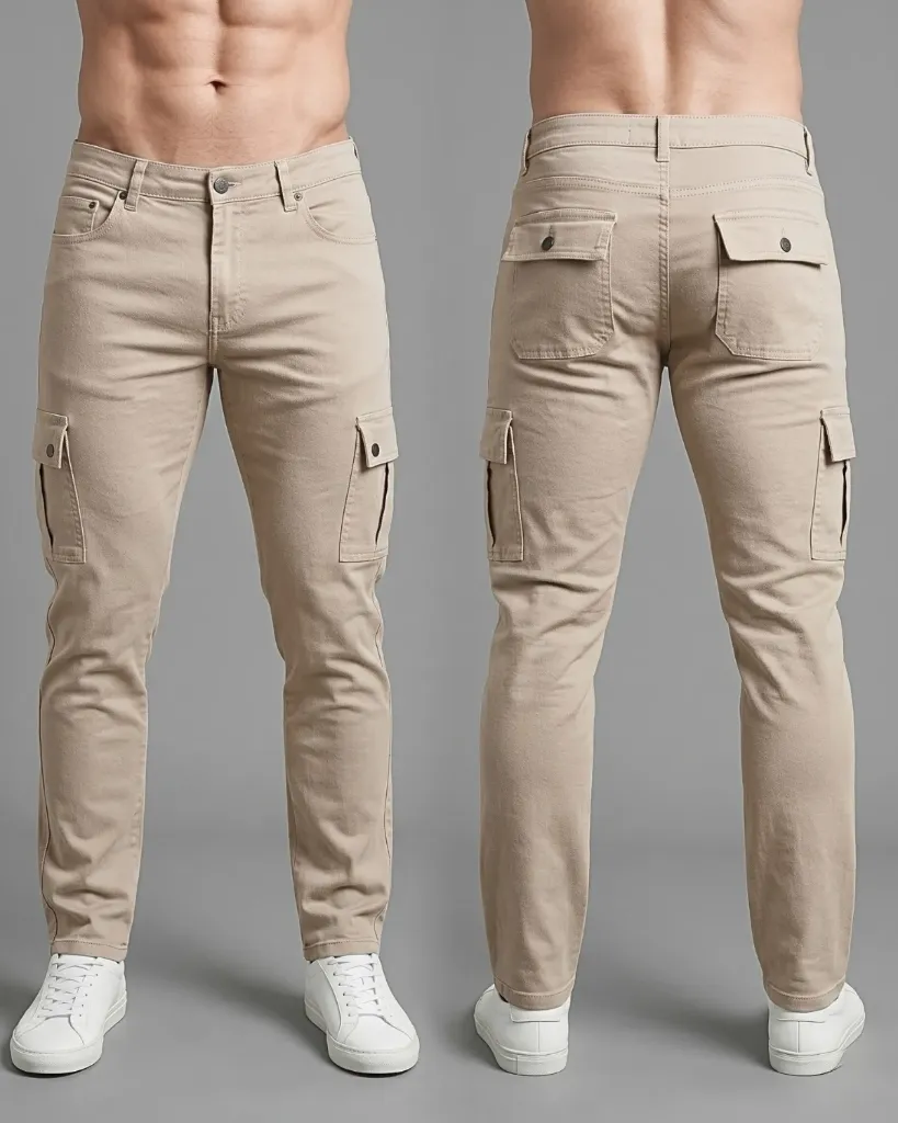 [HJ-000765-30-BEIGE] Cargo strech (30)