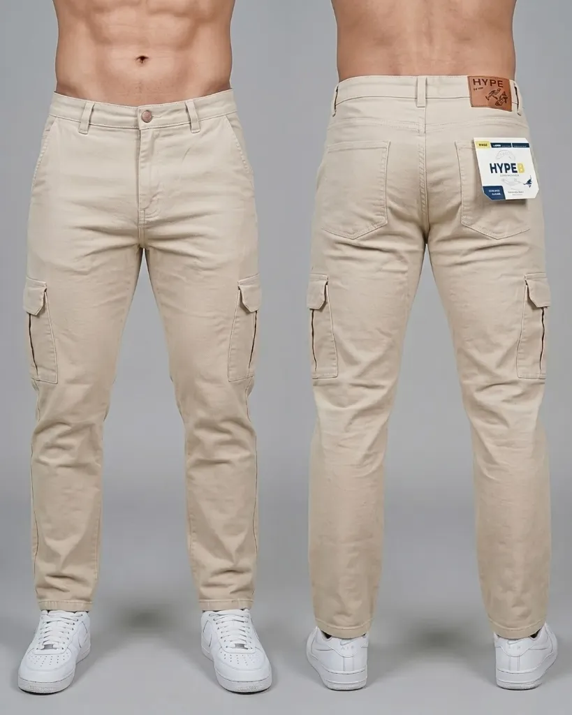 [HJ-000788-30-BEIGE-CLARO] Cargo strech (30)