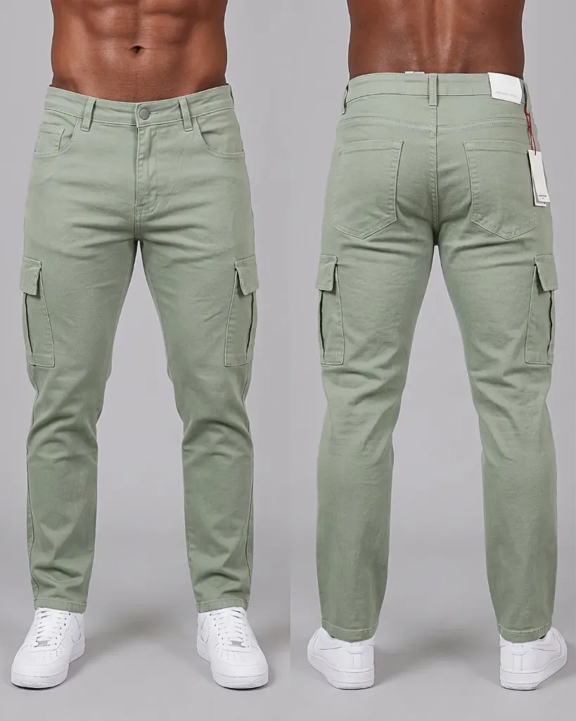 [HJ-000818-30-VERDE-CLARO] Cargo Recto strech (30)