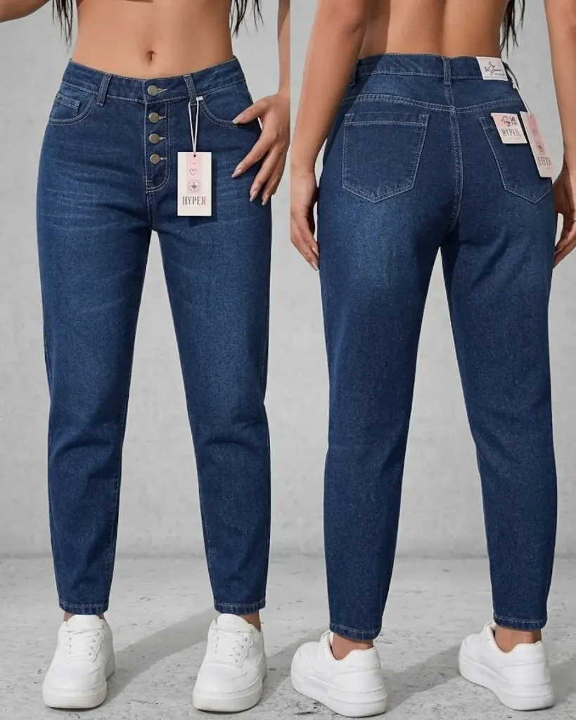 [HJ-000821-10-AZUL-OSCURO] Mom jeans rigido 4 botones (10)