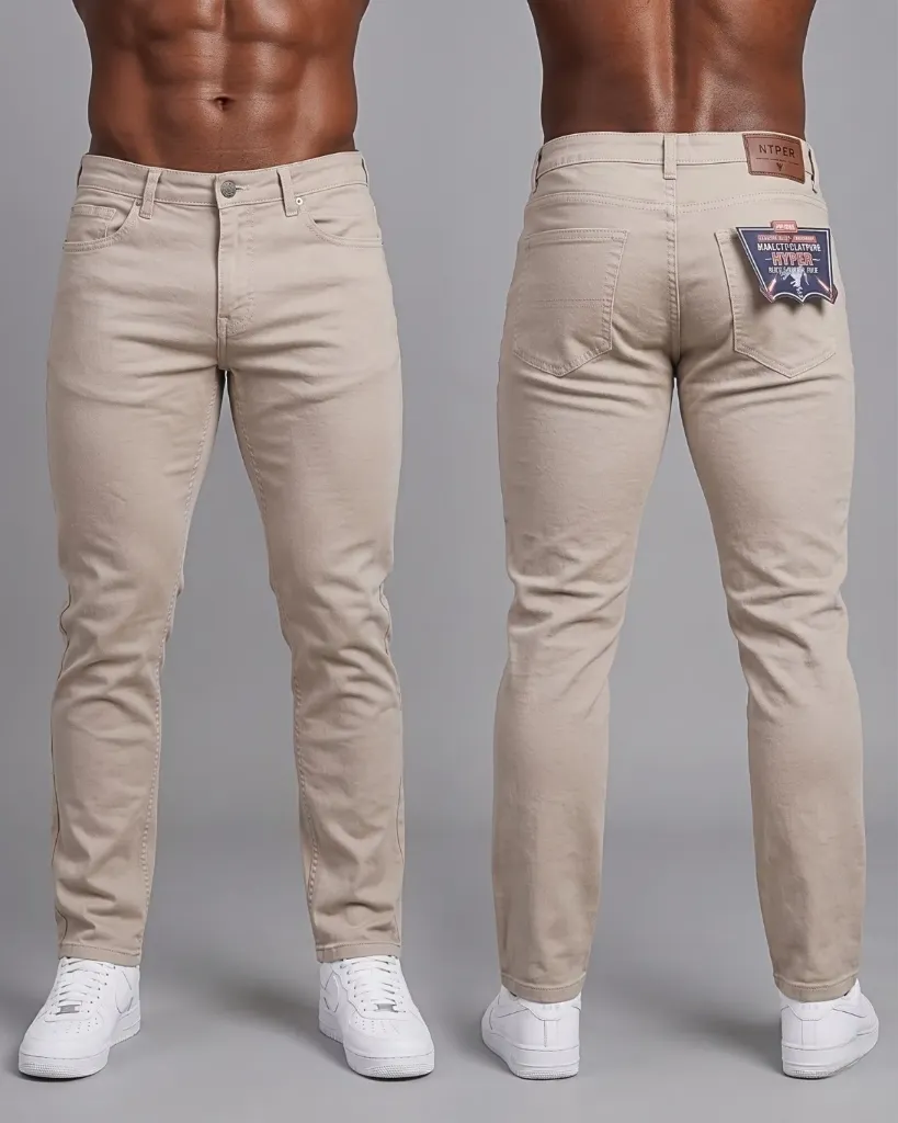 [HJ-000834-30-BEIGE] Recto strech (30)