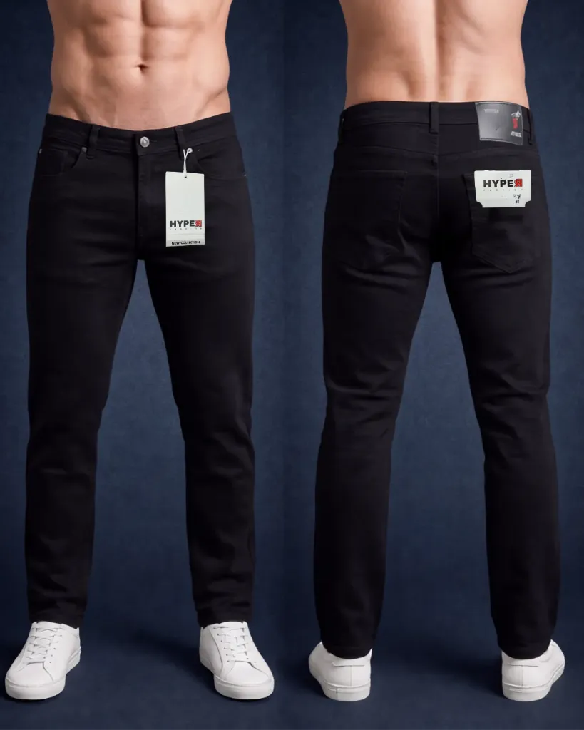 [HJ-001000-30-NEGRO] Semitubo strech hyper (30, Negro)