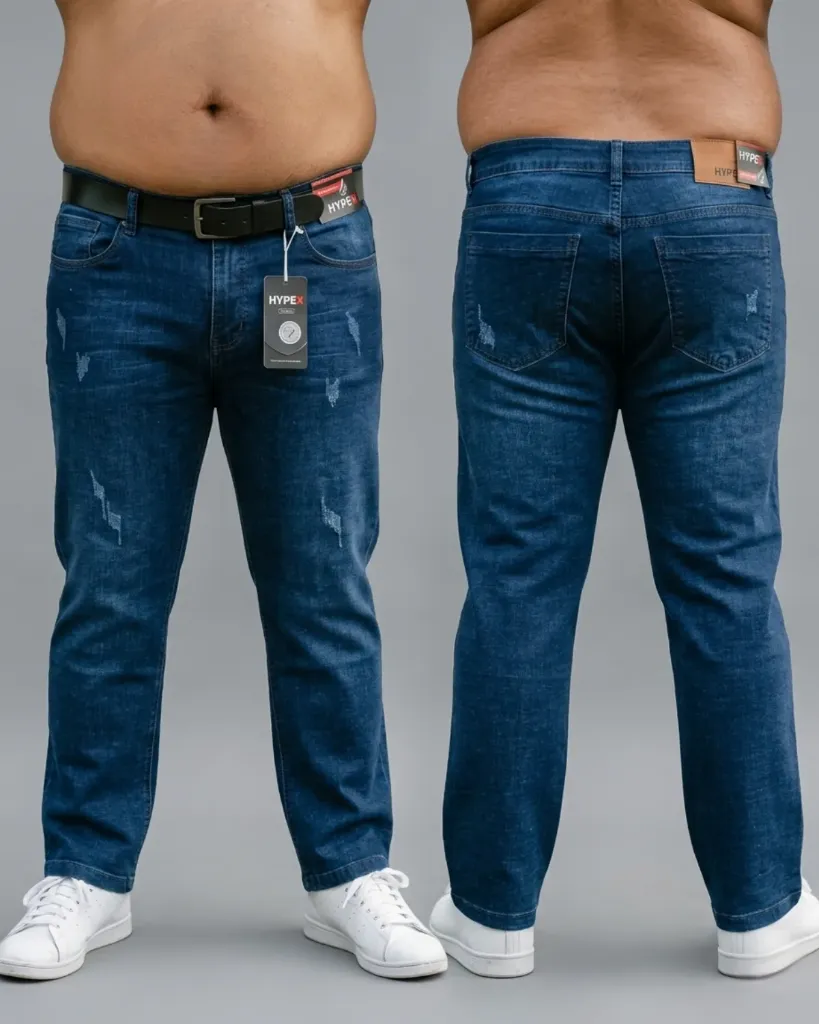 [HJ-001044-38-AZUL-MEDIO] Semitubo jeans strech plus mototool (38)
