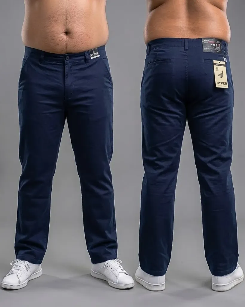 [HJ-001059-38-AZUL-OSCURO] Recto gabardina strech plus con bolsillos viviados (38)