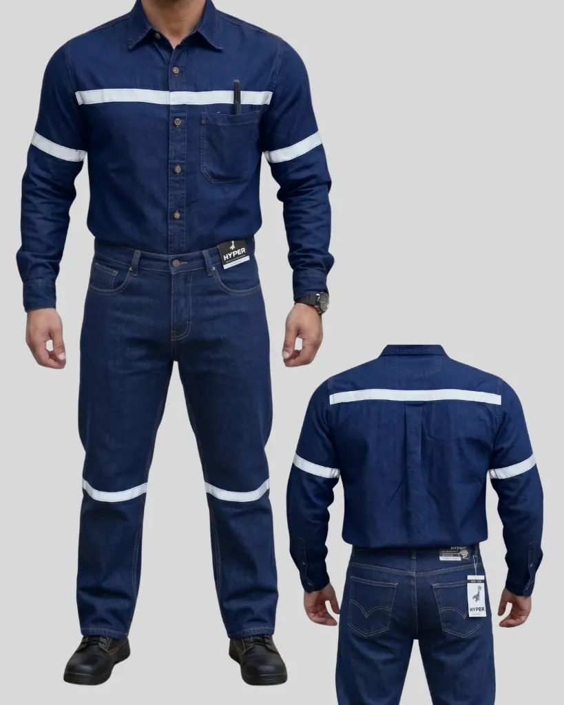 [HJ-001152-36-AZUL-OSCURO] Camisa industrial (36)