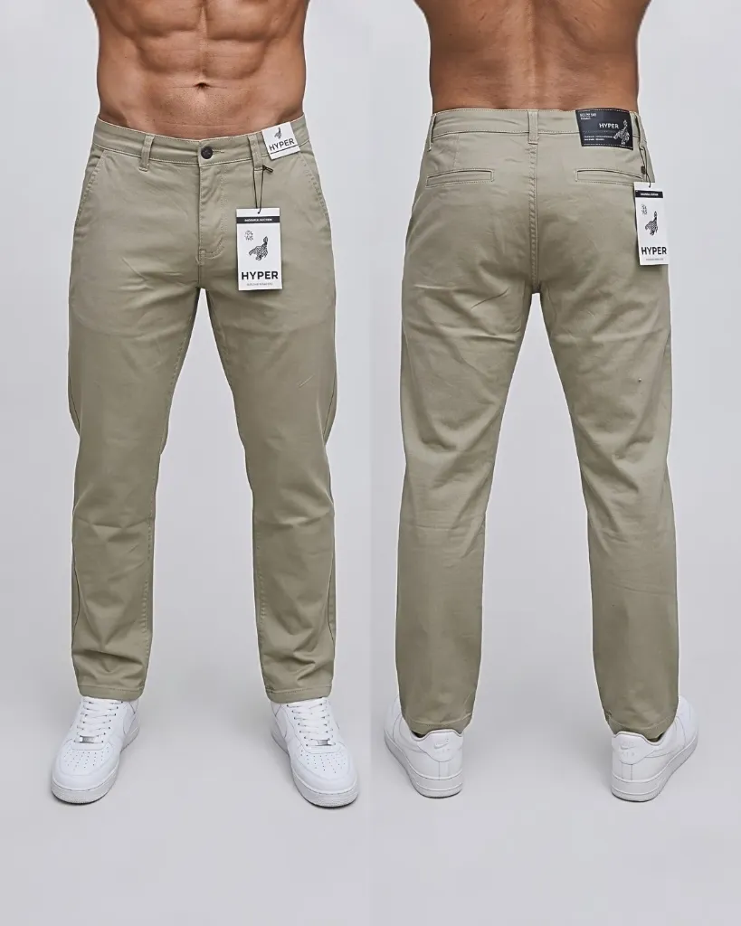 [HJ-001156-28-BEIGE] Recto gabardina strech con bolsillos viviados (28)