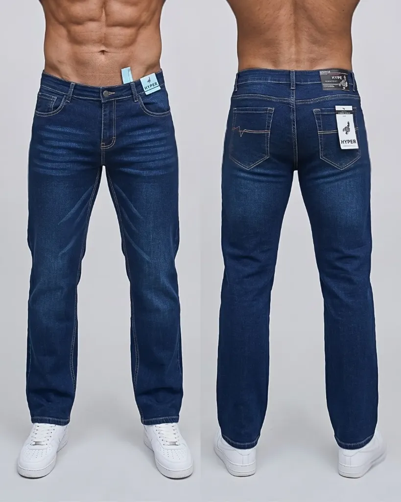 [HJ-001171-30-AZUL-OSCURO] Semitubo strech con bigotes (30)