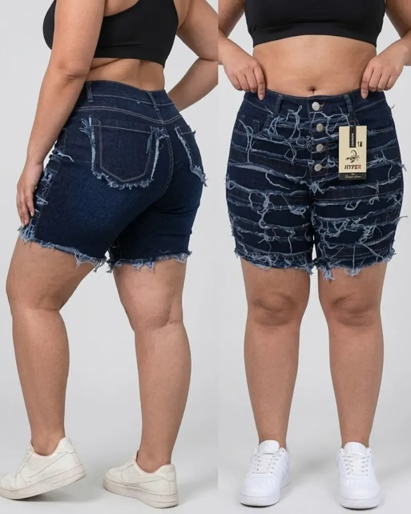 Short deshilachado strech