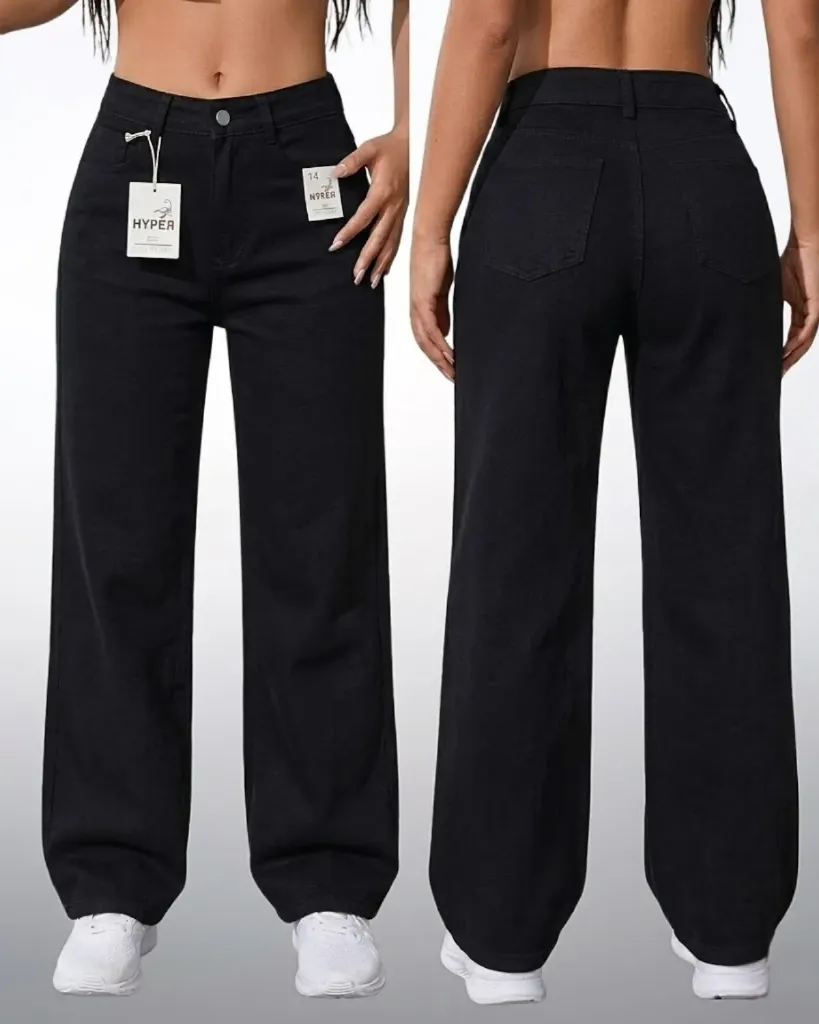 [HJ-001280-10-NEGRO] Wide leg strech de tela camisera (10)